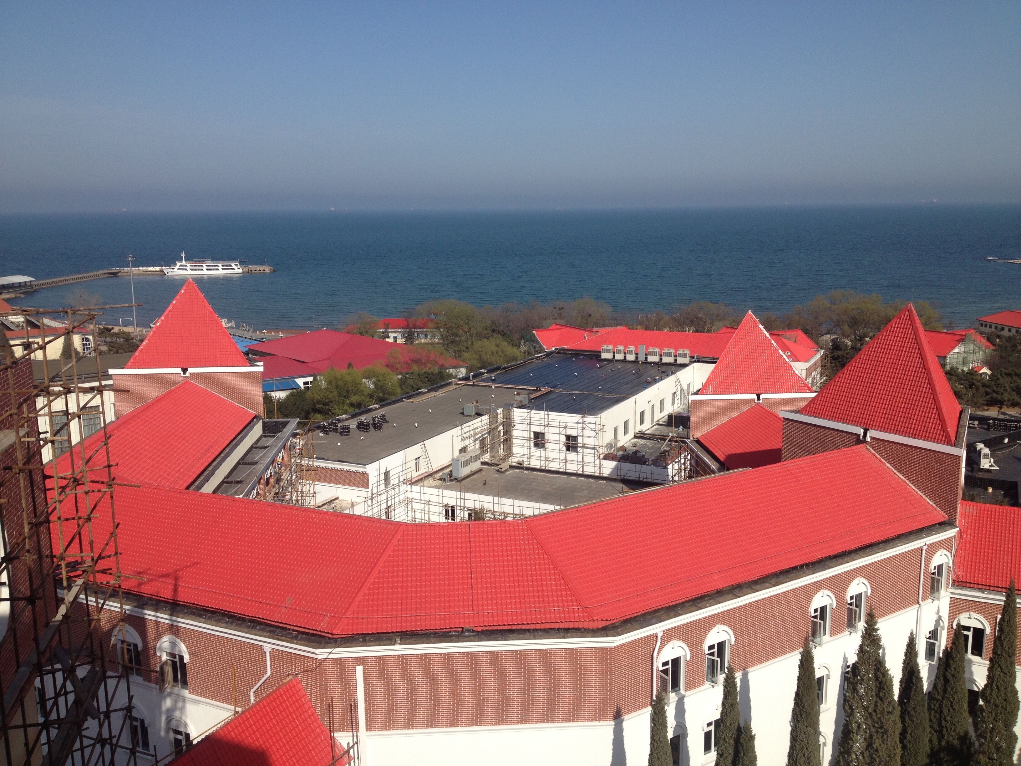 ASA synthetic resin tile project case diagram