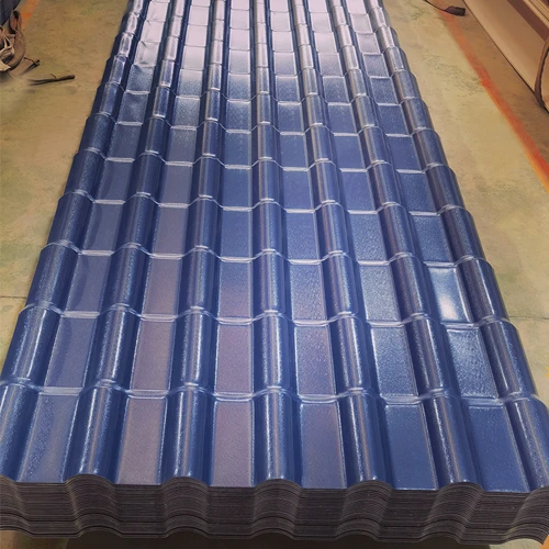 Chinese manufacturer products fire insulation windproof anti corrosion pvc plastic synthetic resin corrugated roof tile