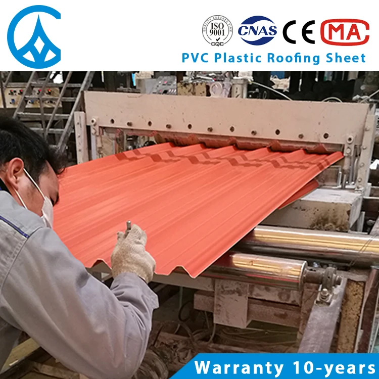 APVC direct factory pricing weather resistant durable roofing tile sheet