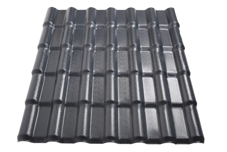 High weather resistant ASA coated synthetic resin roof tile