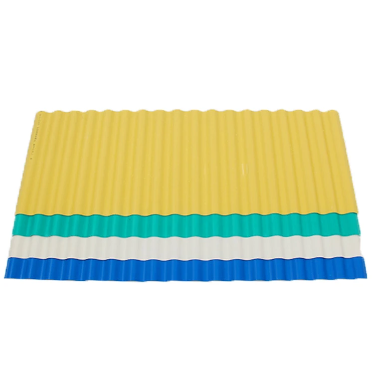 Plastic building material light weight corrugated  UPVC plastic roof sheets