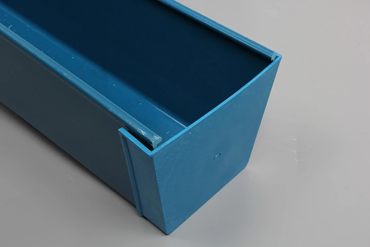 China supplier Corrosion Resistance 5mm blue Rain PVC Gutter