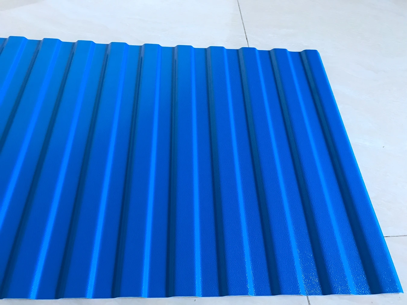 Lámina de pared de techo de plástico ASA-PVC corrugado irrompicon accesorios