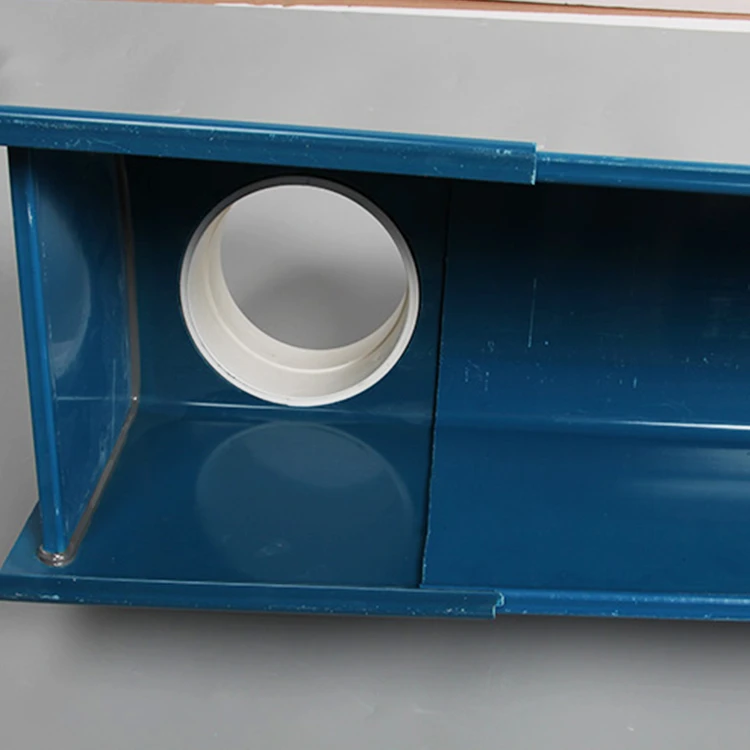 PVC rain gutter for planting in greenhouse