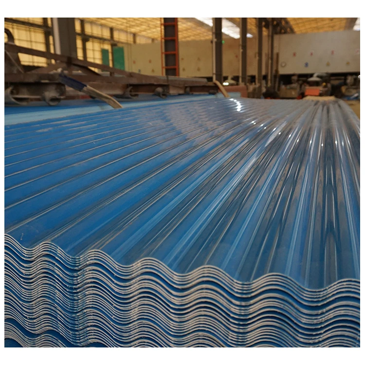 Factory direct sale lightweight sheet color coated pvc roofing sheet