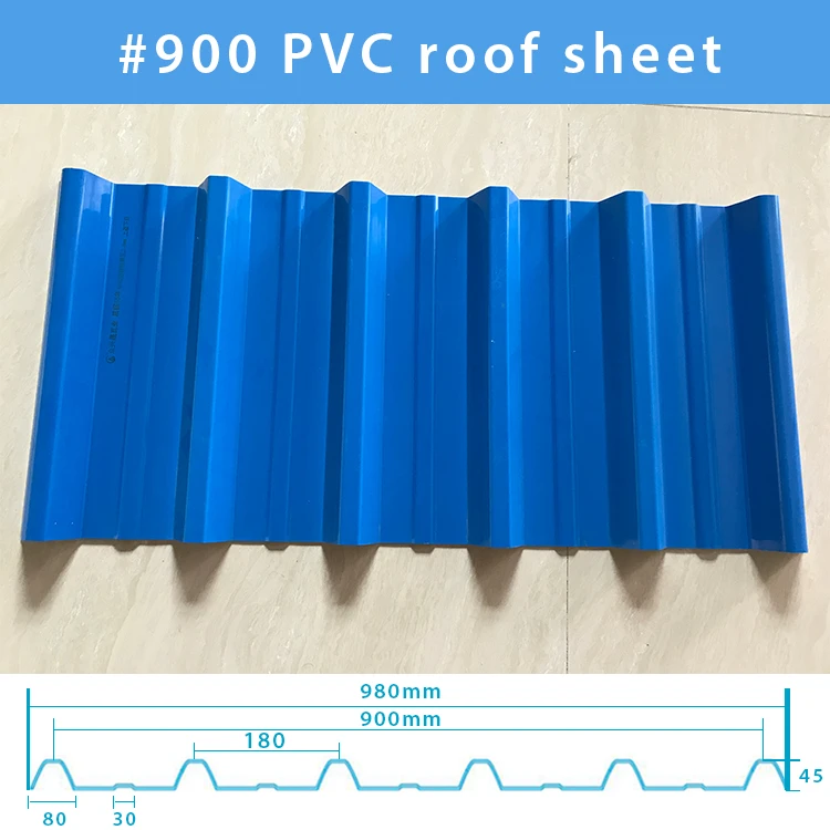 PVC Plastic water-prrof Roofing Sheet