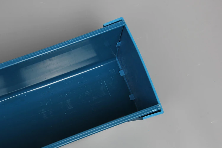 China supplier Corrosion Resistance 5mm blue Rain PVC Gutter