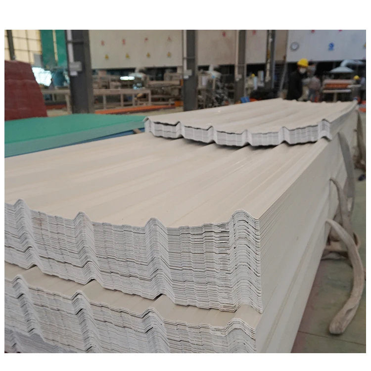 UPVC anti-corrosive composite wave roofing sheet with 10 years warranty