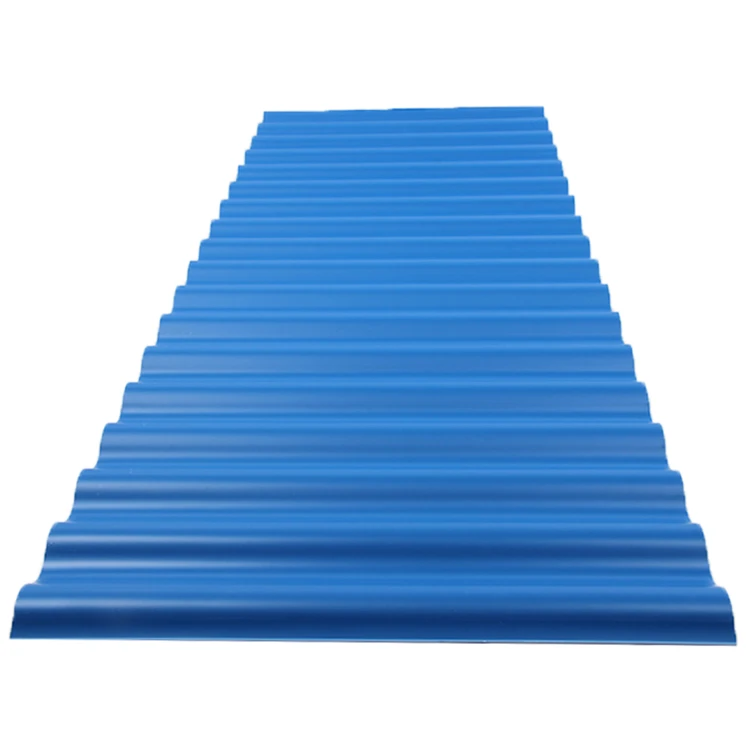 Plastic building material light weight corrugated  UPVC plastic roof sheets