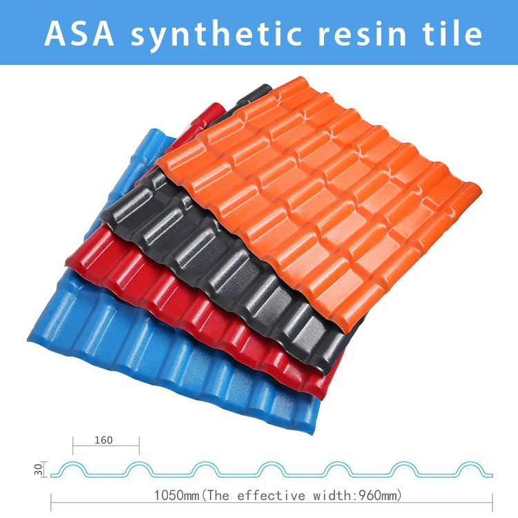 World-wide used durable ASA rooftile