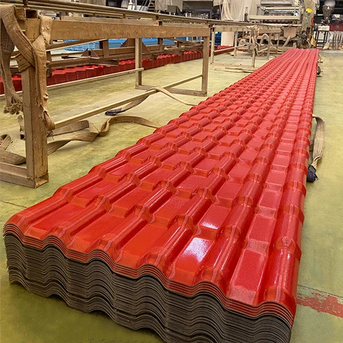 Chinese manufacturer products fire insulation windproof anti corrosion pvc plastic synthetic resin corrugated roof tile