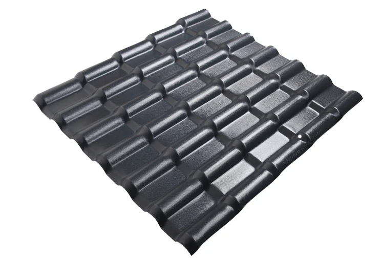 High weather resistant ASA coated synthetic resin roof tile