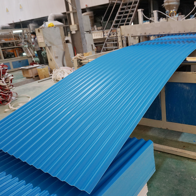 New raw materials pvc plastic sheet roof tile