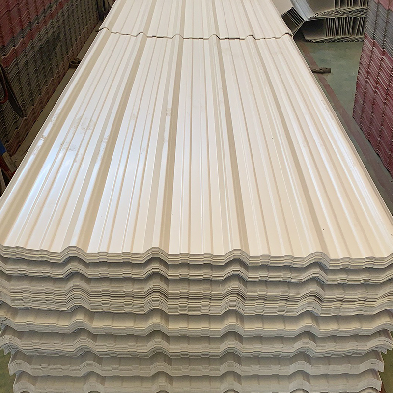 New raw materials pvc plastic sheet roof tile