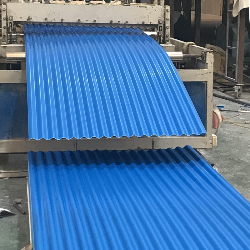 New raw materials pvc plastic sheet roof tile