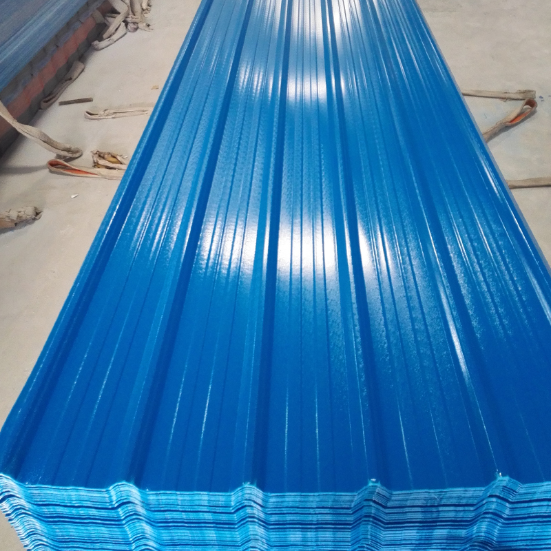 Color coated plastic corrugated PVC roofing sheets