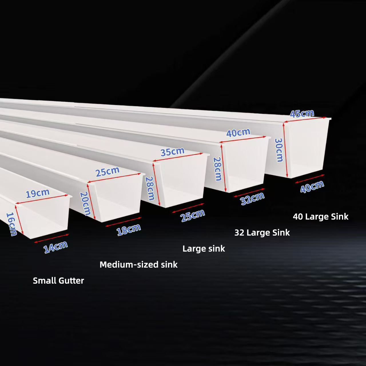 China supplier Building Material Export Low Price Acid And Alkali Corrosion Resistant PVC Rain Gutters