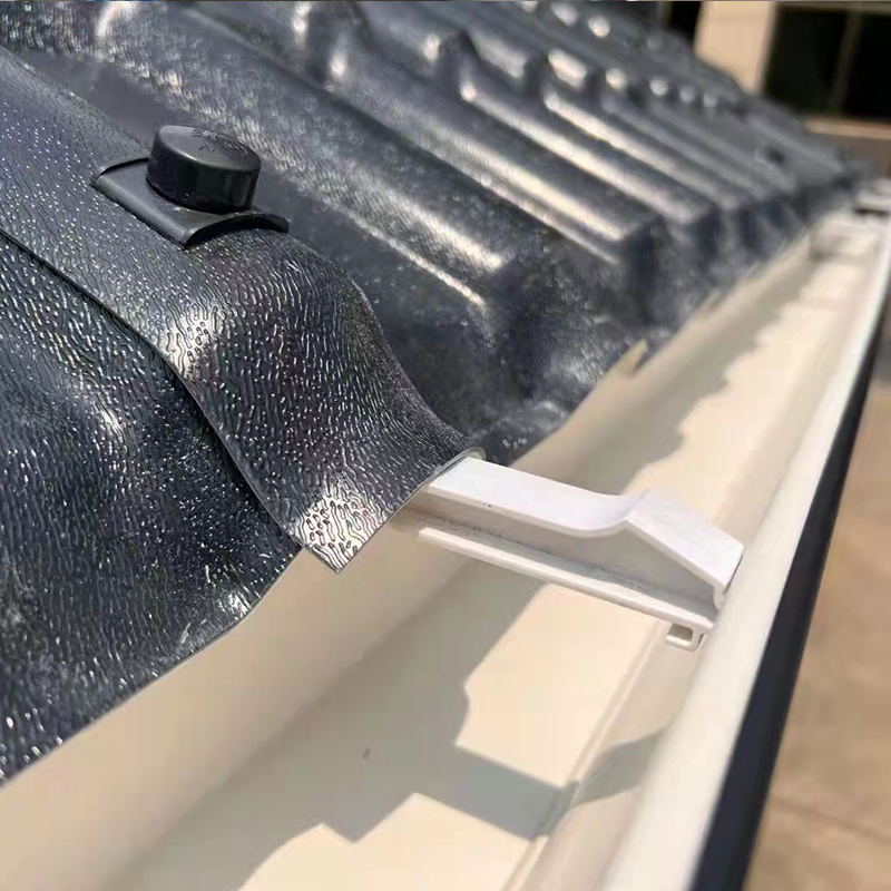 ASA Black High and Low Gutter Home Roof Drainage System (Complete Set)