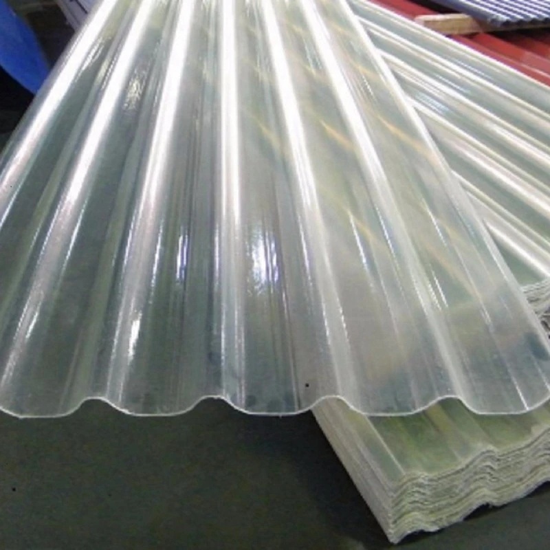 FRP water proof roofing tile sheet with different options on colors